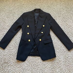 Black Banana Republic double breasted blazer